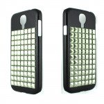 Wholesale Samsung Galaxy S4 3D Mini Studs Case (Silver)